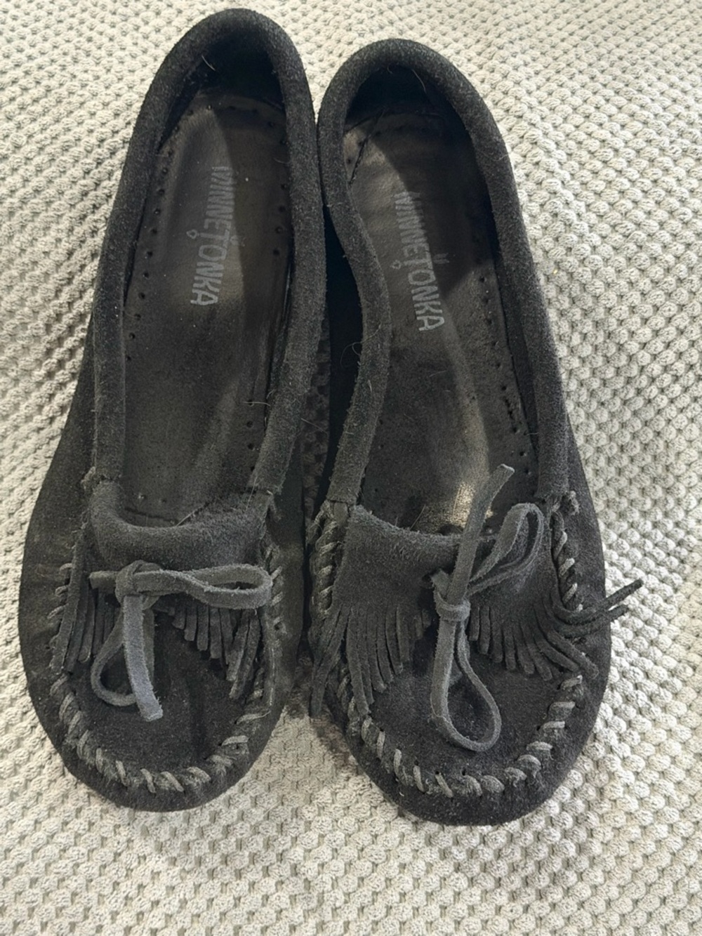 Minnetonka suede mocs 9